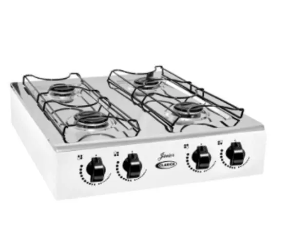 Fogão a Gás de Mesa Clarice 4 Bocas Branco