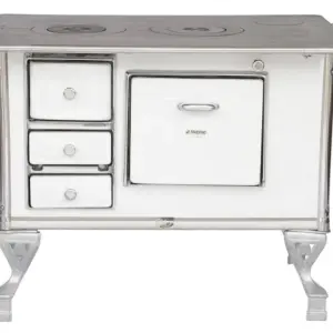 Fogão a Lenha Maestro 2 Bocas Branco Direito N2 Fogão a Lenha Maestro 2 Bocas Branco Direito N2