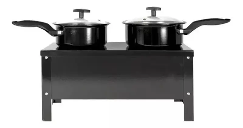 Fogão a Lenha e Carvão Portátil Royale 2 Bocas