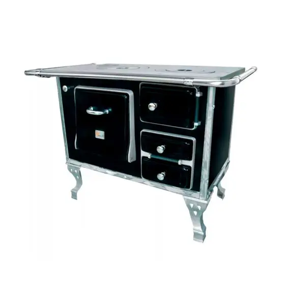 Fogão a Lenha Petrycoski 2 Bocas Saída Chaminé Esquerda Marumby NR2