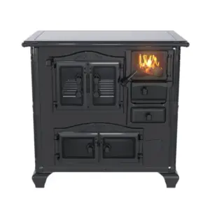 Fogão a Lenha Venax Preto Onix Princess Premium N 1