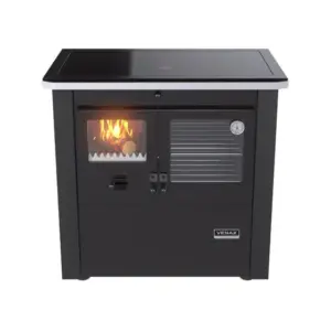 Fogão a Lenha Venax Preto Le Corbusier N 2