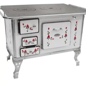 Fogão a Lenha Clarice Ferro Fundido Direito Floreio N2 Fogão a Lenha Clarice Ferro Fundido Direito Floreio N2