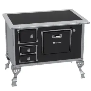 Fogão a Lenha Venax Preto Premium GII N 2