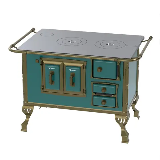 Fogão a Lenha Venax Turquesa Colonial N 2