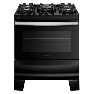 Fogão de Piso a Gás Atlas 5 Bocas com Mesa de Vidro Agile Up