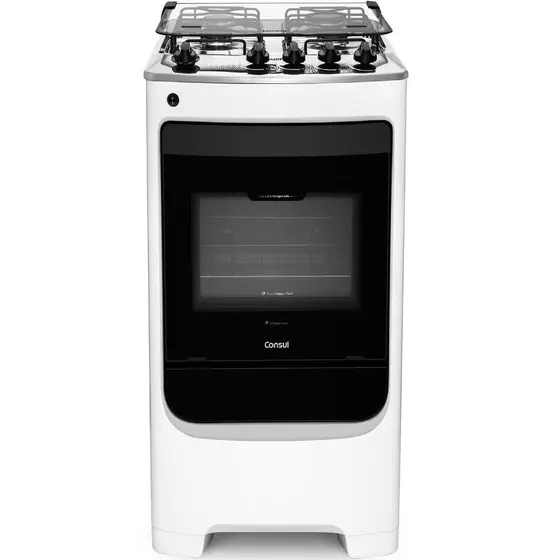 Fogão de Piso a Gás Consul 4 bocas Branco com acendimento automático CFO4NAB
