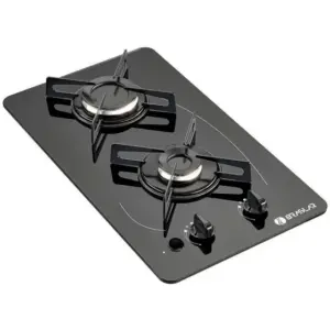 Cooktop Gás 2 Bocas Braslar Ultra Chama Acendimento Automático Vidro Bivolt Cooktop Gás 2 Bocas Braslar Ultra Chama Acendimento Automático Vidro Bivolt