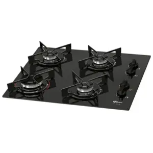 Cooktop Gás 4 Bocas Fischer Mesa Vidro Fit Line Cooktop Gás 4 Bocas Fischer Mesa Vidro Fit Line