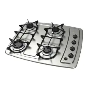 Cooktop Gás 4 Bocas Venax Inox GLP Bivolt Cook Cooktop Gás 4 Bocas Venax Inox GLP Bivolt Cook
