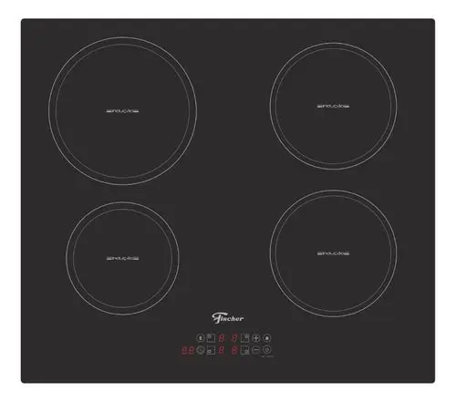 Cooktop Indução 4 Bocas Fischer Vitrocerâmica Touch 220v