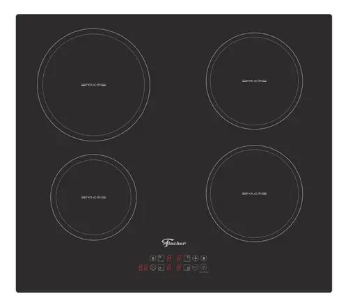 Cooktop Indução 4 Bocas Fischer Vitrocerâmica Touch 220v