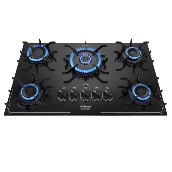 Cooktop Gás 5 Bocas Itatiaia Tripla Chama Bivolt Itamaster