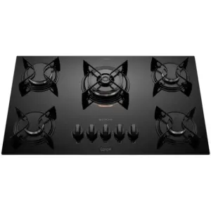 Cooktop Gás 5 Bocas Atlas Superautomático Vidro Temperado U Top Cooktop Gás 5 Bocas Atlas Superautomático Vidro Temperado U Top