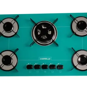 Cooktop Gás 5 Bocas Chamalux Tripla Chama Bivolt Premium Cooktop Gás 5 Bocas Chamalux Tripla Chama Bivolt Premium