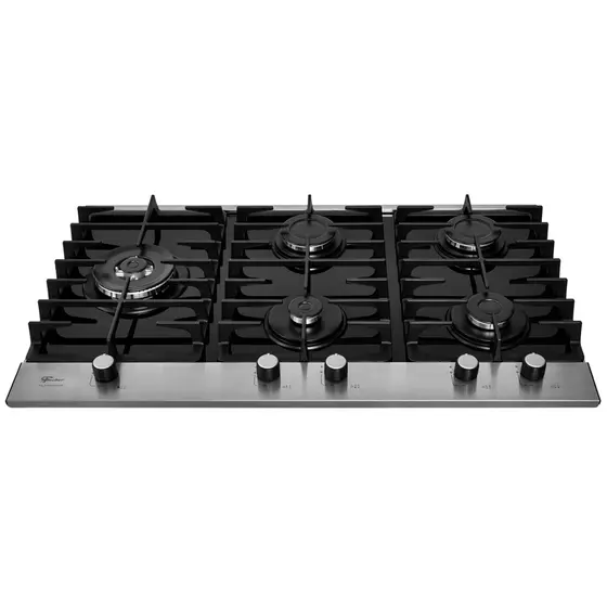 Cooktop Gás 5 Bocas Fischer Bivolt Platinium 33810-92122