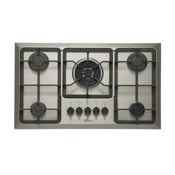 Cooktop Gás 5 Bocas Fischer Mesa Inox TC Infinity