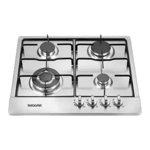 Cooktop Gás 4 Bocas Suggar Inox Tripla-Chama Bivolt FG4134IX Cooktop Gás 4 Bocas Suggar Inox Tripla-Chama Bivolt FG4134IX