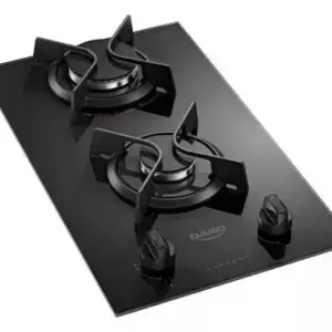 Cooktop Gás 2 Bocas Dako Mesa de Vidro Temperado Preto Bivolt Supreme Cooktop Gás 2 Bocas Dako Mesa de Vidro Temperado Preto Bivolt Supreme