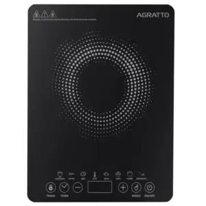 Fogão Cooktop Indução 1 Boca Agratto Elétrico Toch Screen Display Digital Timer Acki01i Fogão Cooktop Indução 1 Boca Agratto Elétrico Toch Screen Display Digital Timer Acki01i