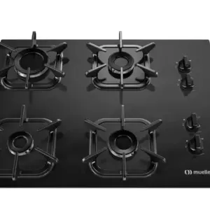 Cooktop Gás 4 Bocas Mueller Ultra Chama Mesa de Vidro Bivolt Cooktop Gás 4 Bocas Mueller Ultra Chama Mesa de Vidro Bivolt