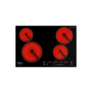 Cooktop Elétrico 4 Bocas Philco Preto 220V Volcano PCT44VC Cooktop Elétrico 4 Bocas Philco Preto 220V Volcano PCT44VC