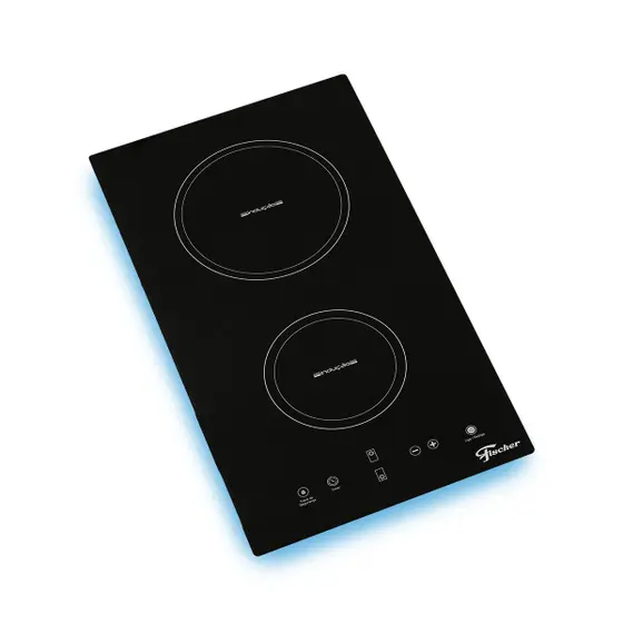 Cooktop Indução 2 Bocas Fischer Mesa Vitrocerâmica Touch Screen 220V