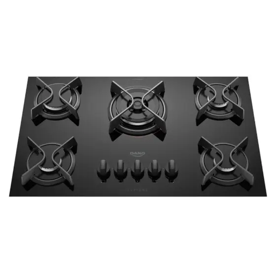 Cooktop Gás 5 Bocas Dako Queimador Tripla Chama Bivolt