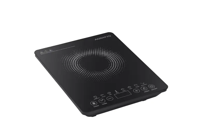 Cooktop Indução 1 Boca Agratto Portátil Painel Touch