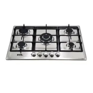 Cooktop Gás 5 Bocas EOS Inox Bivolt 1 Dupla ECG05 B163916 Cooktop Gás 5 Bocas EOS Inox Bivolt 1 Dupla ECG05 B163916