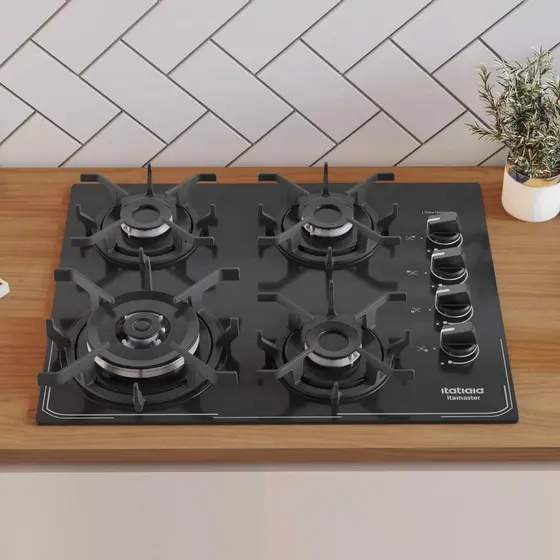 Cooktop Gás 4 Bocas Itatiaia Tripla Chamas Itamaster