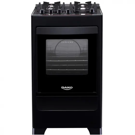 Fogão de Piso a Gás Dako 4 Bocas Supreme Glass