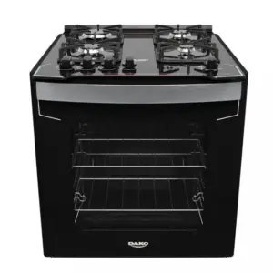 Fogão de Embutir a Gás Dako 4 Bocas Mesa de Vidro Diplomata