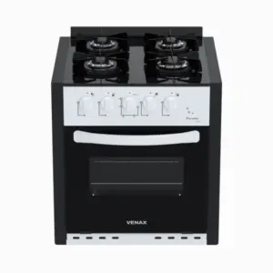 Fogão de Embutir a Gás Venax 4 Bocas Branco Gás GLP Picasso Line