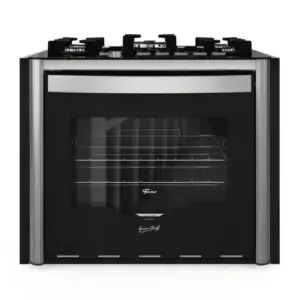 Fogão de Embutir a Gás Fischer 5 Bocas Tripla Chama com Dourador Gran Cheff