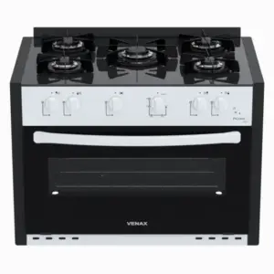 Fogão de Embutir a Gás Venax 5 Bocas Branco Gás GLP Picasso Line