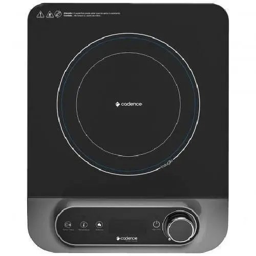 Fogão Indução 1 Boca Cadence Cooktop Gourmet 127V