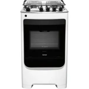 Fogão de Piso a Gás Consul 4 Bocas Branco com Acendimento Automático Bivolt CFO4NAB Fogão de Piso a Gás Consul 4 Bocas Branco com Acendimento Automático Bivolt CFO4NAB