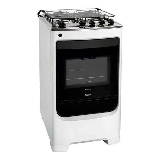 Fogão de Piso a Gás Consul 4 Bocas com Acendimento Automático CFO4NAB