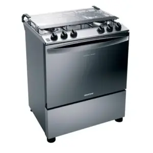 Fogão de Piso a Gás Brastemp 5 Bocas com Acendimento Automático BFS5NCR Fogão de Piso a Gás Brastemp 5 Bocas com Acendimento Automático BFS5NCR