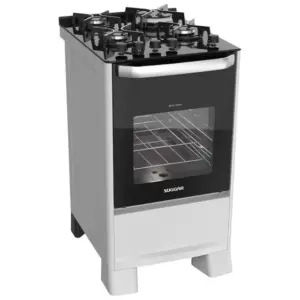 Fogão de Piso a Gás Suggar 4 queimadores mesa de vidro Best Grill FGV407BR2