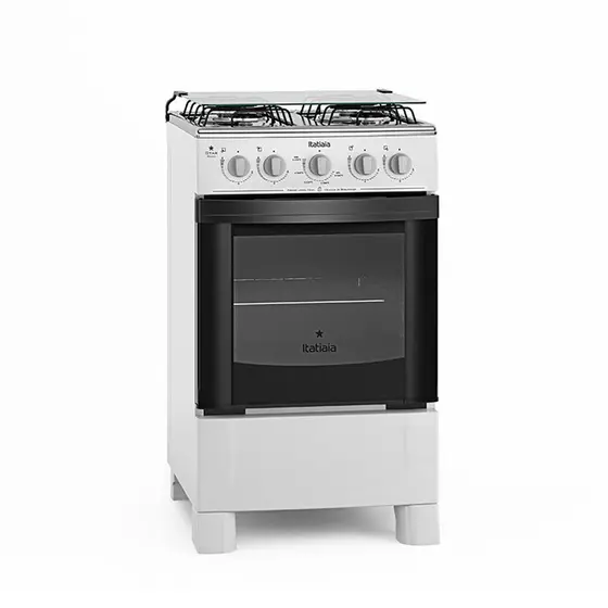 Fogão de Piso a Gás Itatiaia 4 Bocas com Acendimento Manual Star Clean