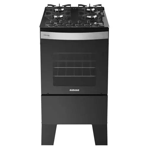 Fogão de Piso a Gás Itatiaia 4 Bocas Itaglass Plus