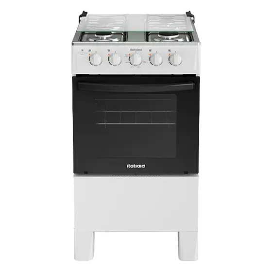 Fogão de Piso a Gás Itatiaia 4 Bocas Branco Acendimento Manual Star Clean New