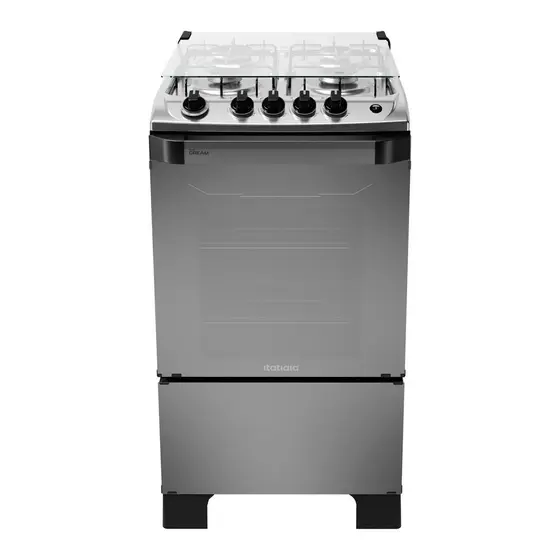 Fogão de Piso a Gás Itatiaia 4 Bocas New Dream