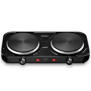 Fogão Elétrico de Mesa Elgin 2 Bocas 2000W 127V Preto Fogão Elétrico de Mesa Elgin 2 Bocas 2000W 127V Preto