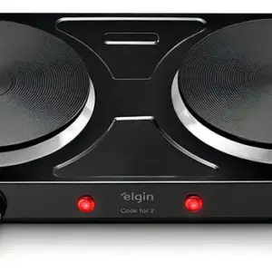 Fogão Elétrico de Mesa Elgin 2 Bocas 2000W 220V Fogão Elétrico de Mesa Elgin 2 Bocas 2000W 220V