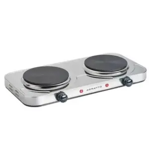 Fogão Elétrico de Mesa Agratto 2 pratos 2000w 220v FM-02 Fogão Elétrico de Mesa Agratto 2 pratos 2000w 220v FM-02