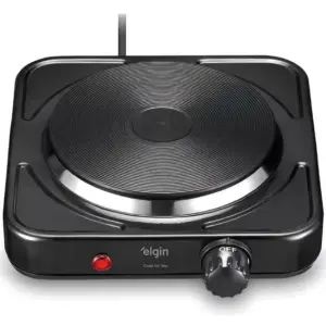 Fogão Elétrico Elgin 1 Boca Preto 110v Cook For You Fogão Elétrico Elgin 1 Boca Preto 110v Cook For You
