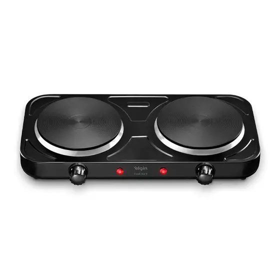 Fogão Elétrico Portátil Elgin 2 Bocas 2000W Cook for 2